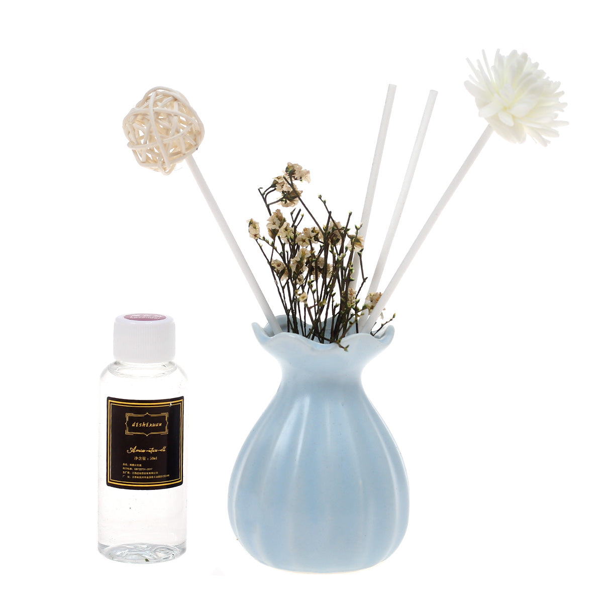 Reed Diffusers Purple 4.5 X 3 X 6.5 Inch QW-003 - Habitt