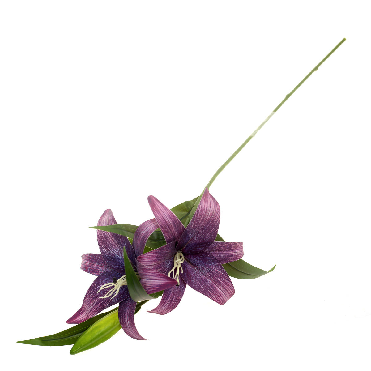 Lily Flower Stick Purple 35 Inch Hight SX-006 - Habitt