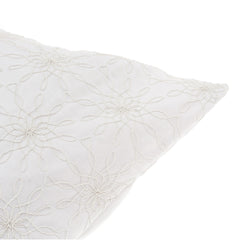 White Textures Cushion Cover 20x20" - Habitt