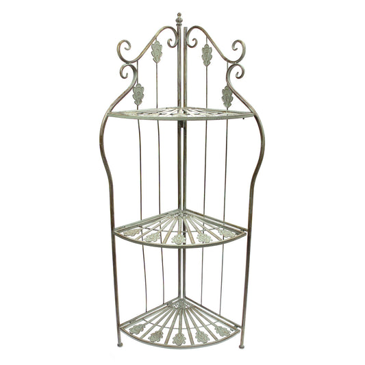3 Step Corner Rack Antique 14 X 47 Inch Hx-07 - Habitt