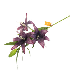 Lily Flower Stick Purple 37.5 Inch Hieght Sx-004 - Habitt