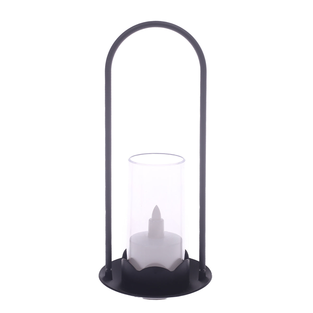 LED CANDLE L BLACK 9 Inch Height FY-11 - Habitt