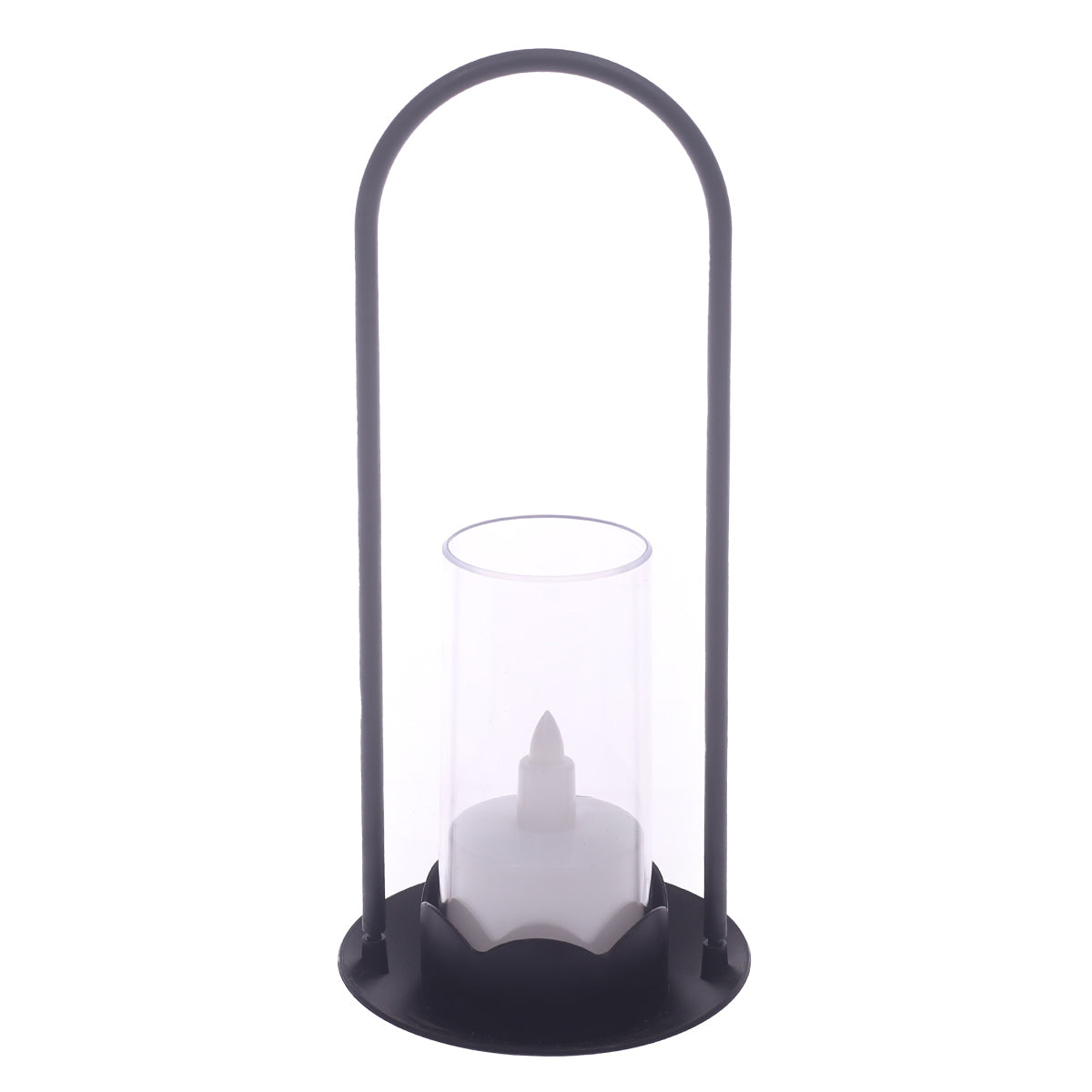 LED CANDLE L BLACK 9 Inch Height FY-11 - Habitt