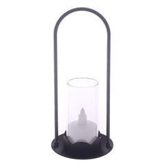 LED CANDLE L BLACK 9 Inch Height FY-11 - Habitt