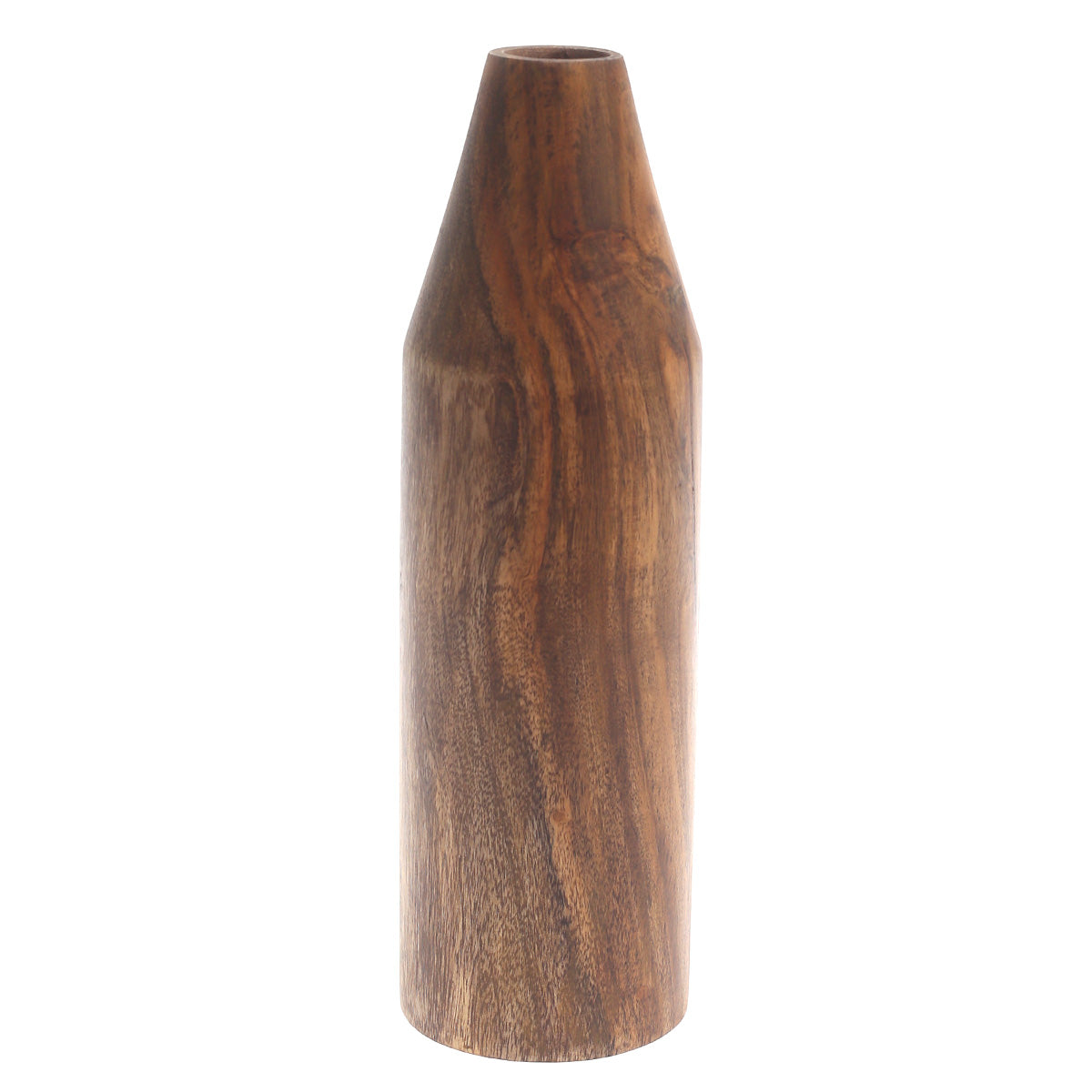 Wooden Textured Vase – Medium (T) - Habitt