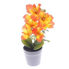Table Plant – Tiger Lily Style – Orange – 2025366 - Habitt