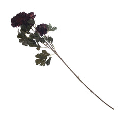 Artificial Dark Purple Chrysanthemum Flower Stick – Elegant Faux Floral Stem for Home Décor & Arrangements (EF2672) - Habitt