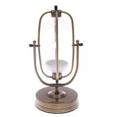 Medium Hourglass – Vintage Rotating Sand Timer with Brass Finish - Habitt
