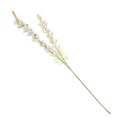 Artificial White Blossom Flower Stick – Elegant Faux Floral Stem for Home Décor & Wedding Arrangements (NGI FC7086) - Habitt