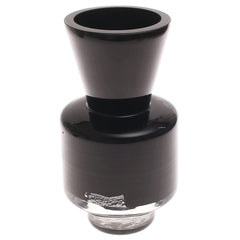 Black & White Pattern Glass Vase | Modern Home Décor Pakistan | Stylish Table Accent - Habitt