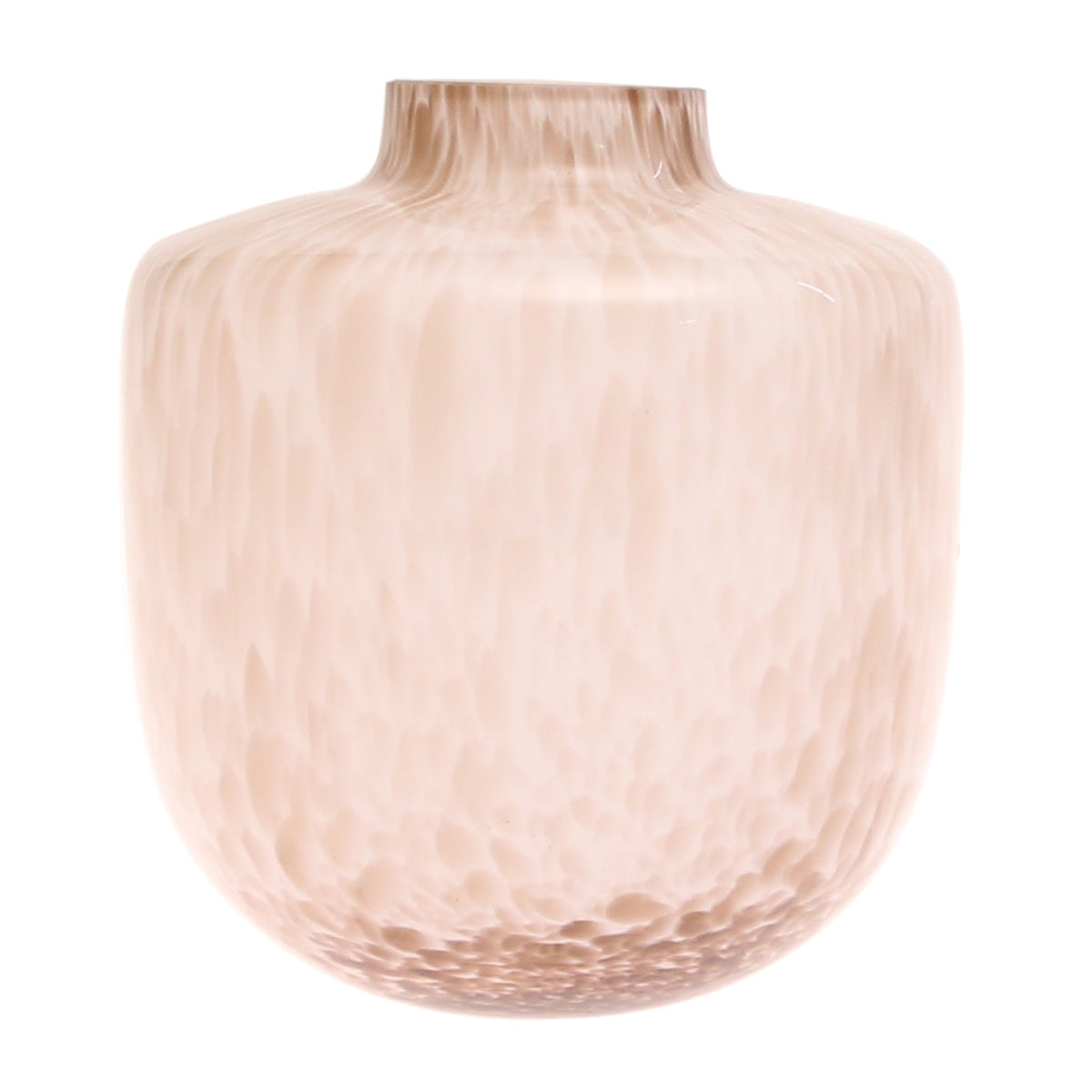 Crumple Brown Glass Vase S | Modern Textured Décor Pakistan | Stylish Mini Accent - Habitt