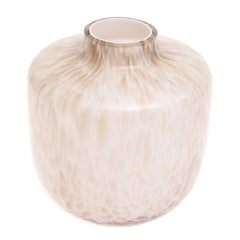Crumple Brown Glass Vase S | Modern Textured Décor Pakistan | Stylish Mini Accent - Habitt