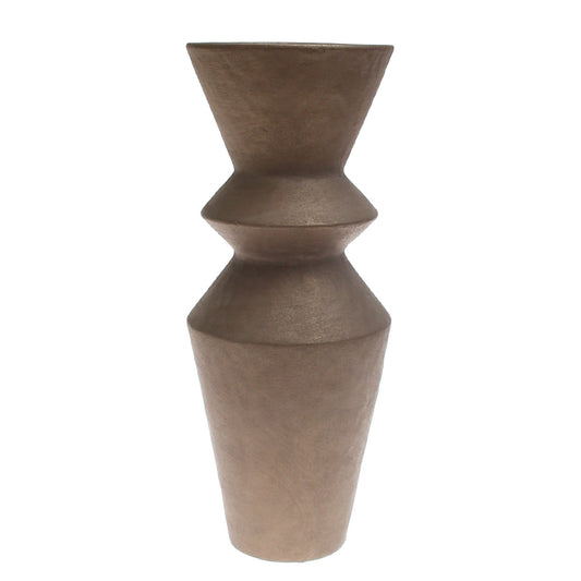 Cortina Ceramic Brown Vase XL | Modern Home Décor Pakistan | Extra Large Statement Piece - Habitt
