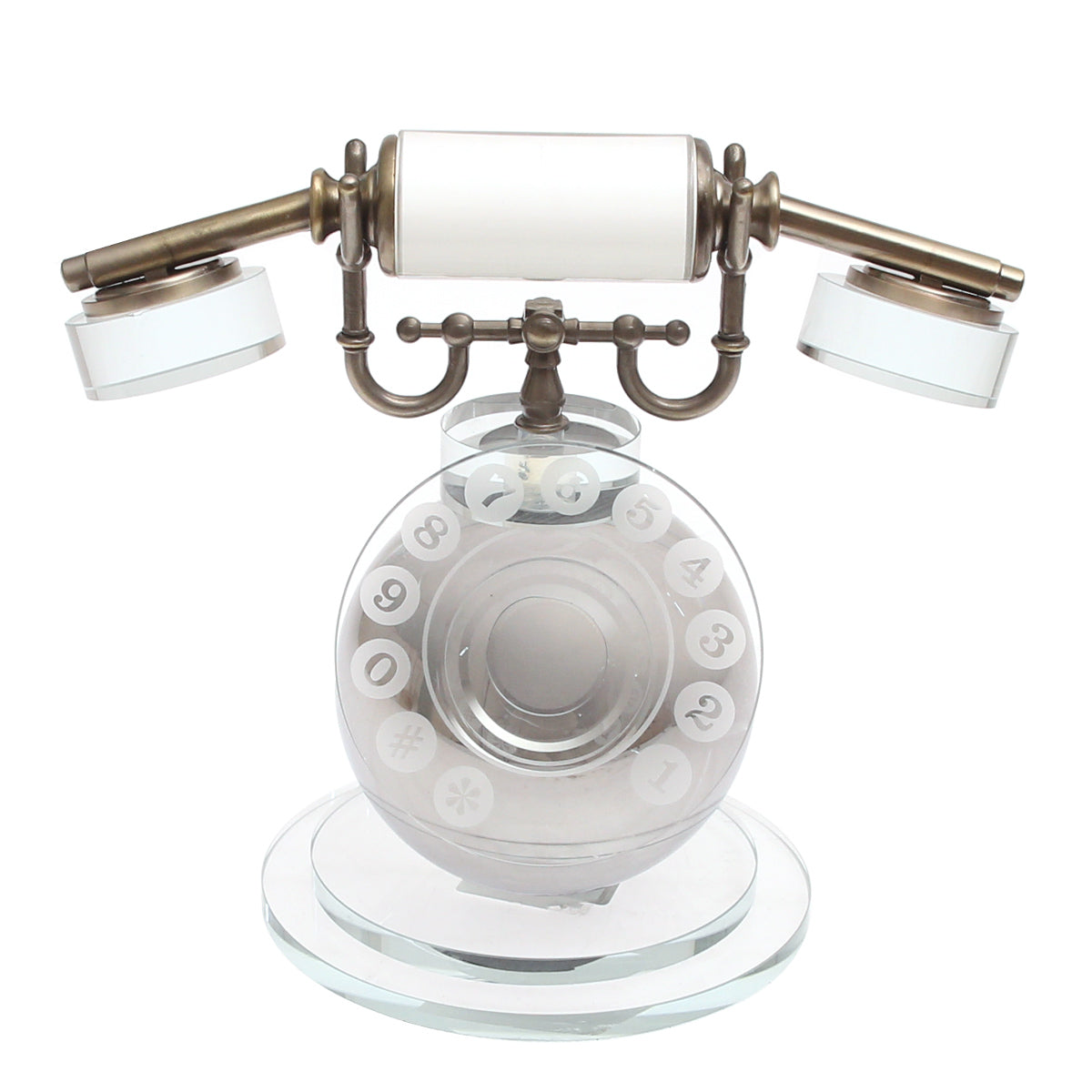 Crystal Retro Gramophone Console Showpiece - Habitt