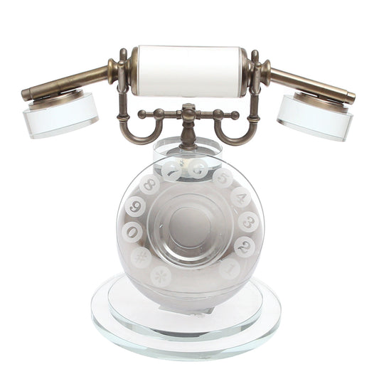 Crystal Retro Gramophone Console Showpiece - Habitt