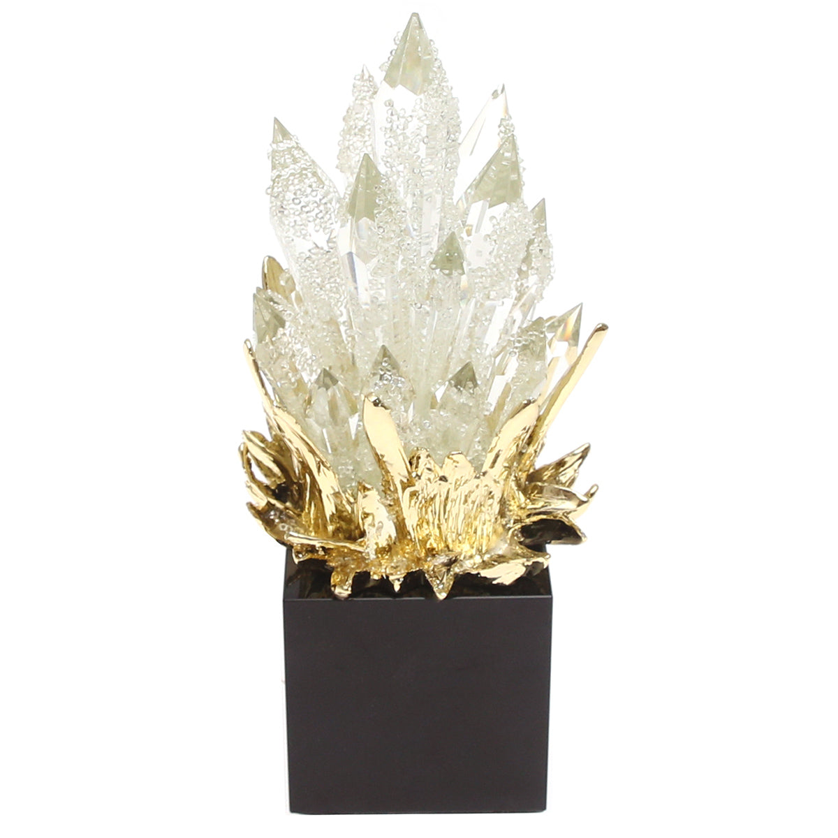 Luxury Crystal Decorative Statue with Black Base - Habitt