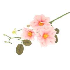 Magnolia Flower Stick – Pink (Artificial Stem) - Habitt