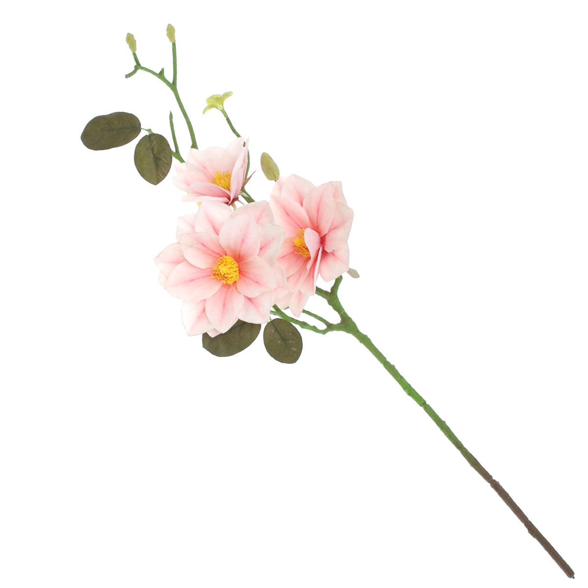 Magnolia Flower Stick – Pink (Artificial Stem) - Habitt