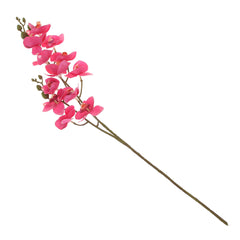 Mini Orchid Flower Stick – Dark Pink (Artificial Stem) - Habitt