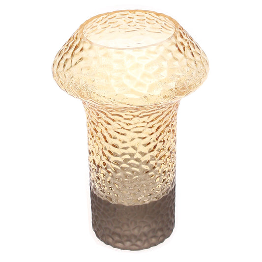 Amber Textured Glass Decorative Vase — “Tiger Color”&nbsp; - Habitt