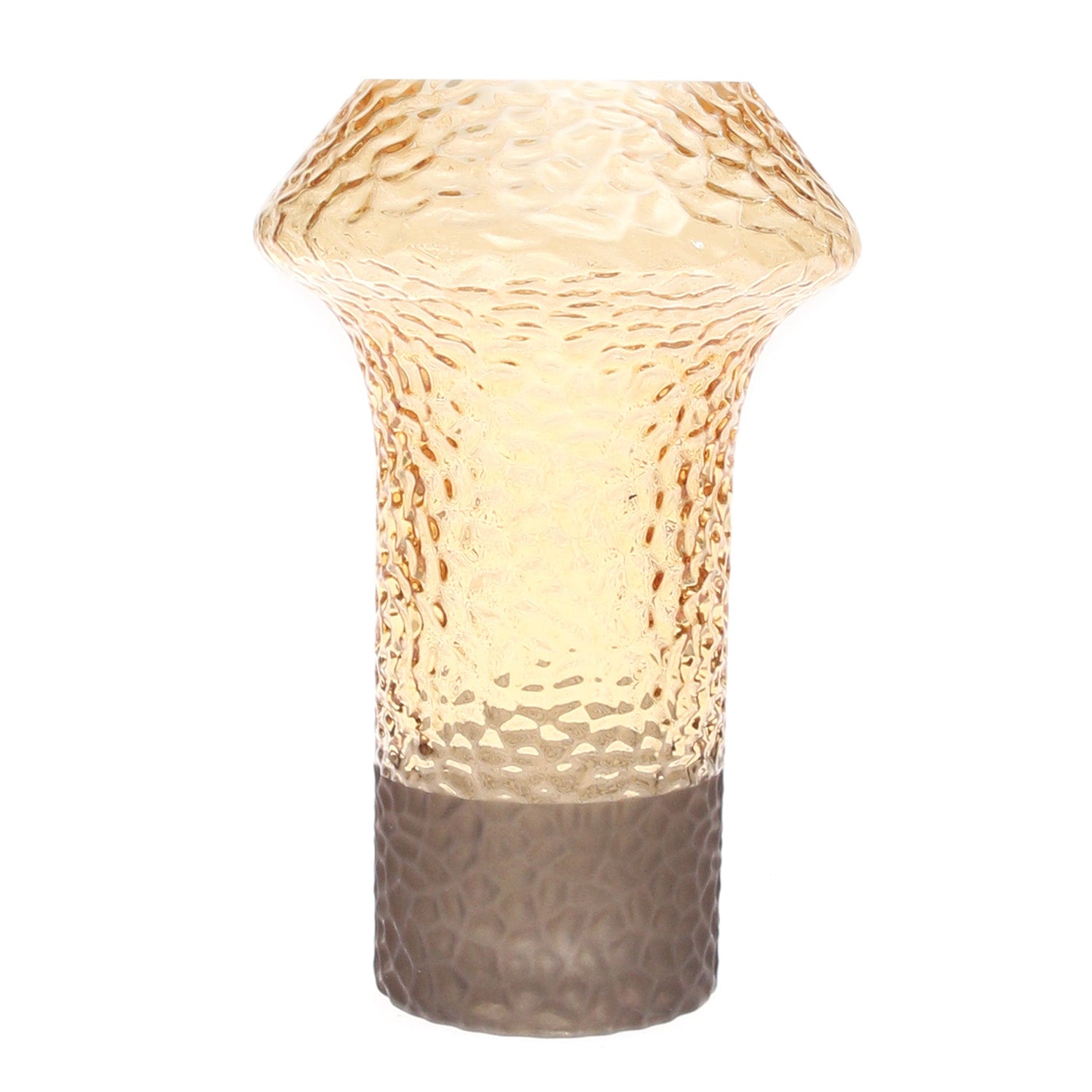 Amber Textured Glass Decorative Vase — “Tiger Color”&nbsp; - Habitt
