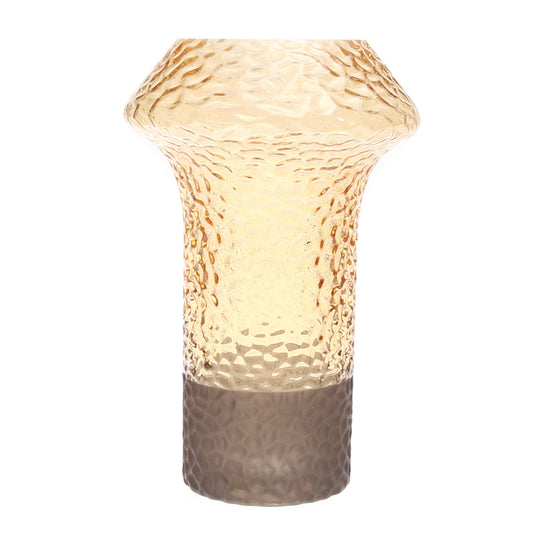 Amber Textured Glass Decorative Vase — “Tiger Color”&nbsp; - Habitt