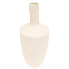 White Natural Ceramic Vase - Habitt