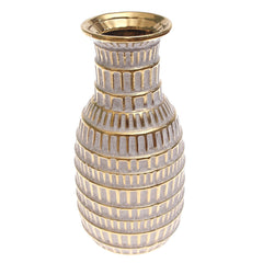 Grey & Gold Decorative Vase - Habitt