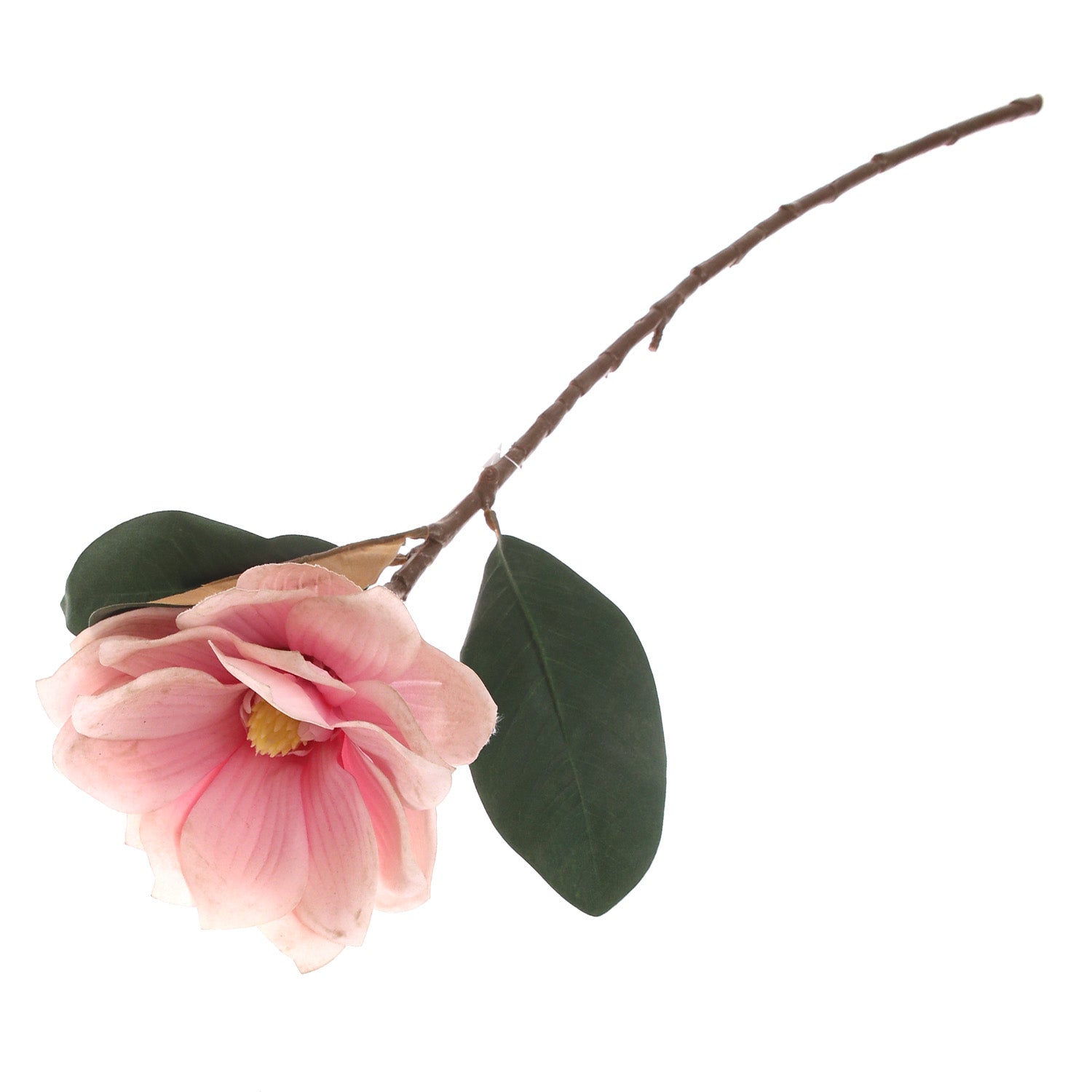 Yulan Magnolia Artificial Flower Stem – Pink - Habitt