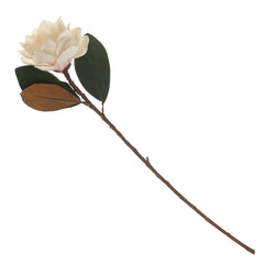 Yulan Magnolia Artificial Flower Stem – White - Habitt