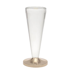 Medium Gold Candle Stand – 6.5 Inch Elegant Decorative Candle Holder - Habitt