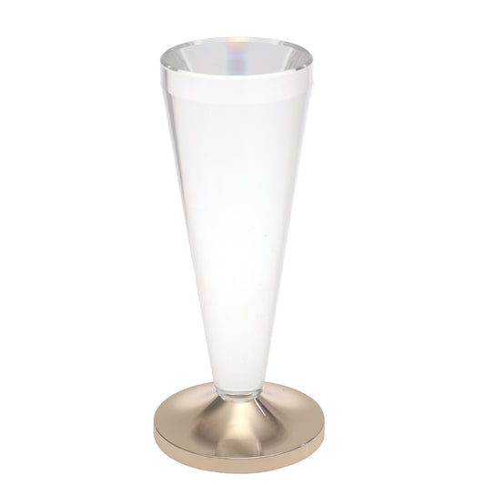 Medium Gold Candle Stand – 6.5 Inch Elegant Decorative Candle Holder - Habitt