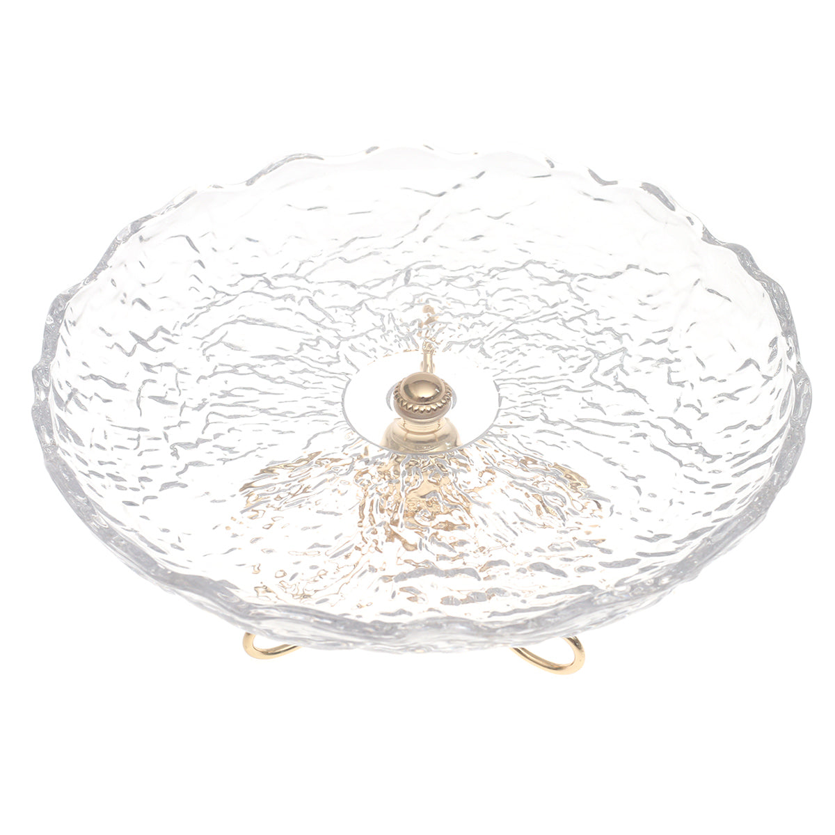 Console Piece Large Gold Decorative Bowl – 13 x 13 x 7 Inch Luxury Accent - Habitt
