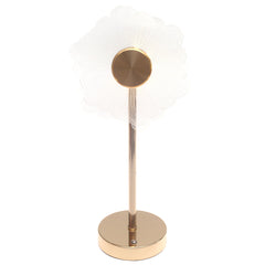 Console Piece Large Gold Decorative Table Lamp – 15 Inch Luxury Accent - Habitt
