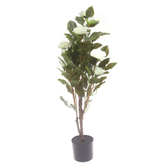 Plant Green 33-Inch Artificial Flowering Plant – Elegant Indoor Decorative Plant - Habitt