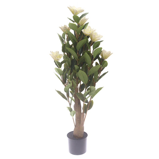 Plant Green 33-Inch Artificial Flowering Plant - Habitt