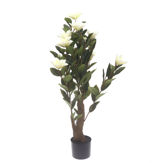 Plant Green 33-Inch Artificial Flowering Plant - Habitt
