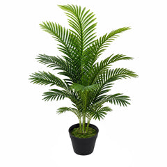 Artificial Single Palm Plant – Decorative Green Indoor Plant