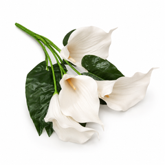 Magnolia White Flower – Decorative Artificial White Magnolia Flower Branch for Home Décor