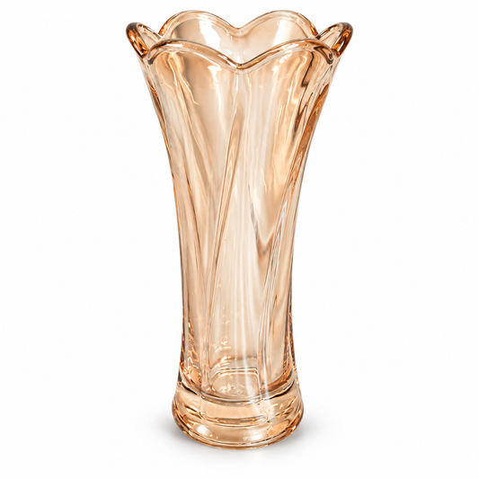 Decorative Glass Vase 90mm – Light Golden