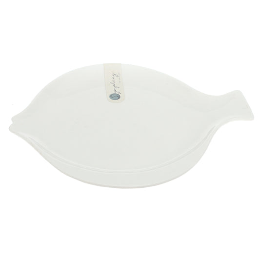 Large Wooden Leaf Dish – Decorative Serving & Accent Tray - Habitt
