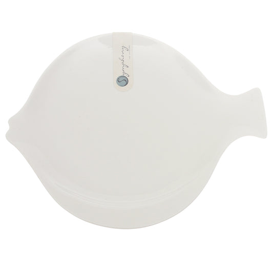 Large Wooden Leaf Dish – Decorative Serving & Accent Tray - Habitt