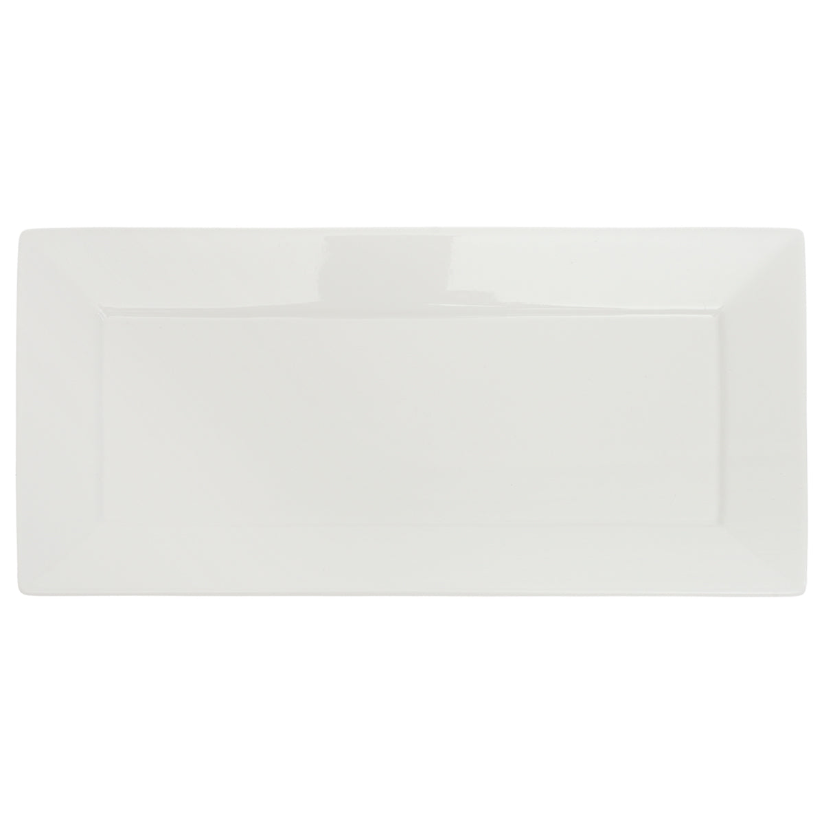 36 cm Rectangle Symphony Platter – Elegant White Serving Tray - Habitt