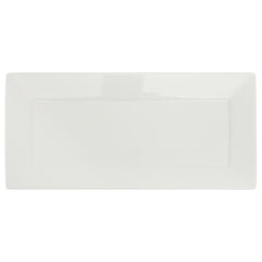 36 cm Rectangle Symphony Platter – Elegant White Serving Tray - Habitt