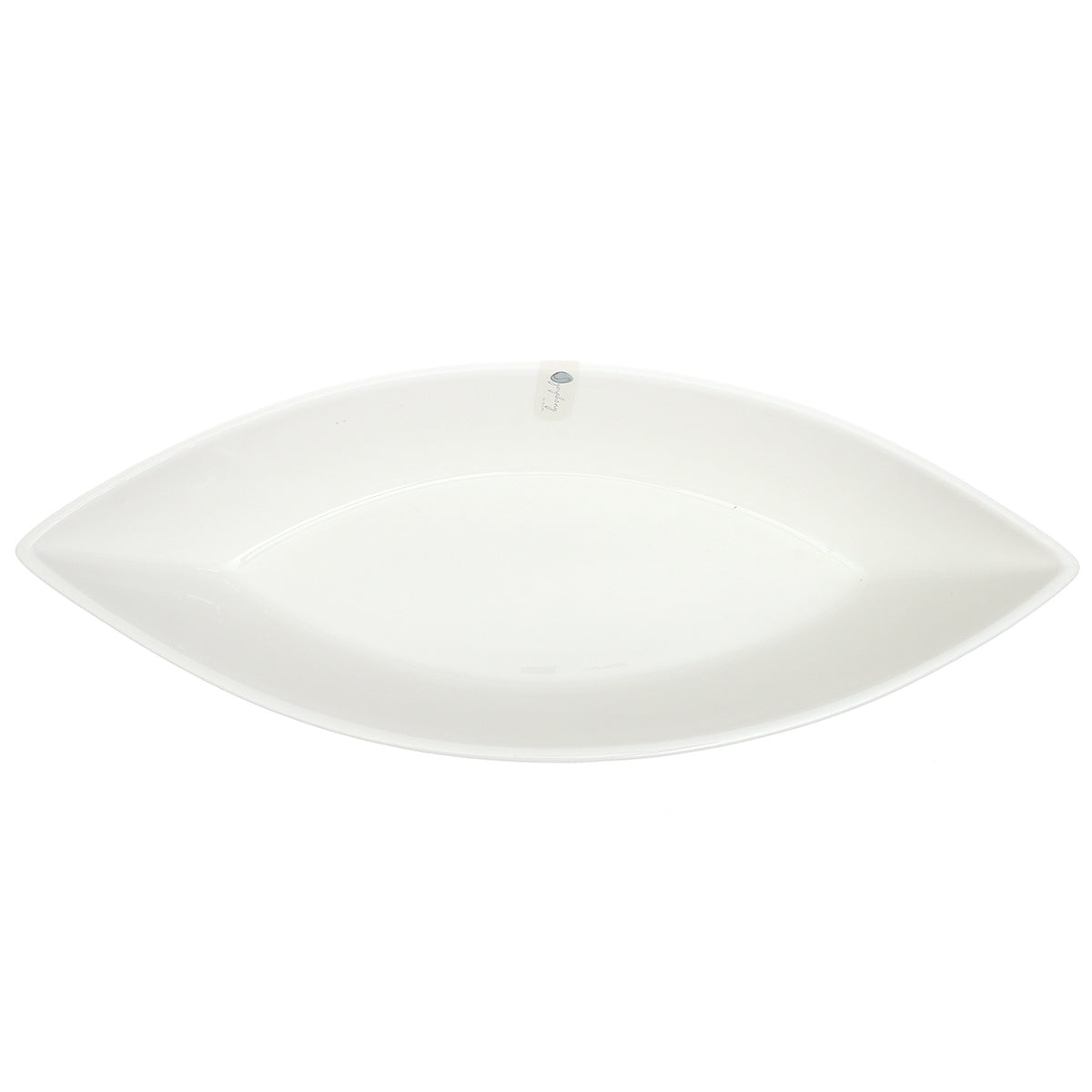 44 cm Oval Symphony Bowl – Elegant White Serving Bowl - Habitt