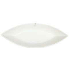 44 cm Oval Symphony Bowl – Elegant White Serving Bowl - Habitt