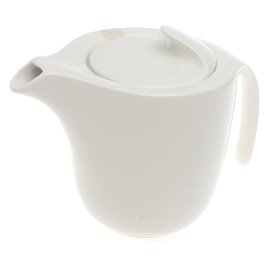 Jazz Symphony Ceramic Tea Pot – Elegant White Teapot with Lid - Habitt