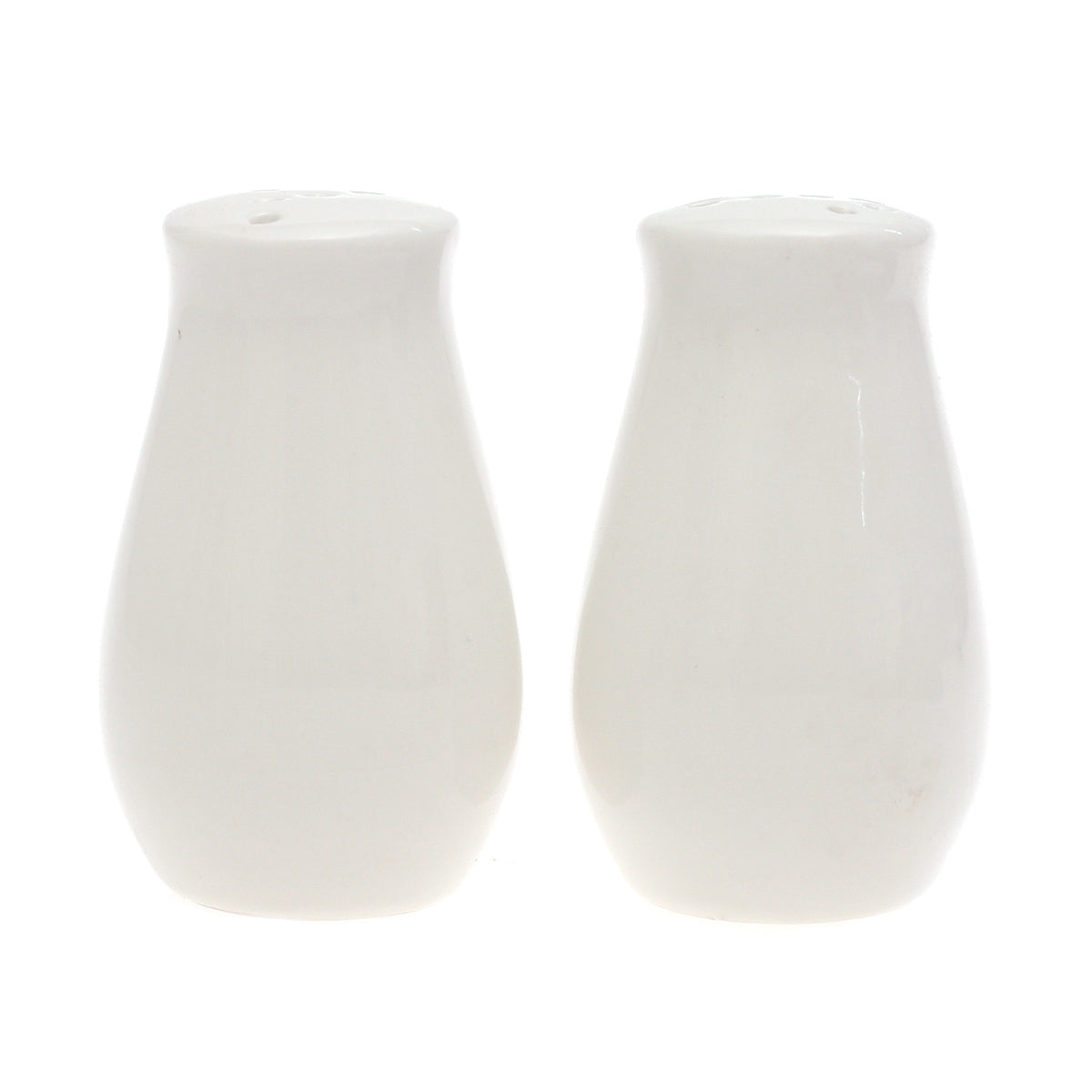 Salt & Pepper Set – Elegant White Ceramic Shakers - Habitt