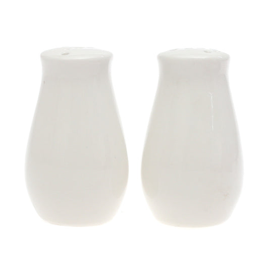 Salt & Pepper Set – Elegant White Ceramic Shakers - Habitt