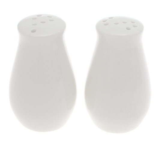Salt & Pepper Set – Elegant White Ceramic Shakers - Habitt